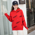 Fast Shipping Fashion women pullover sweater hoodie sweaters knitwear hooded